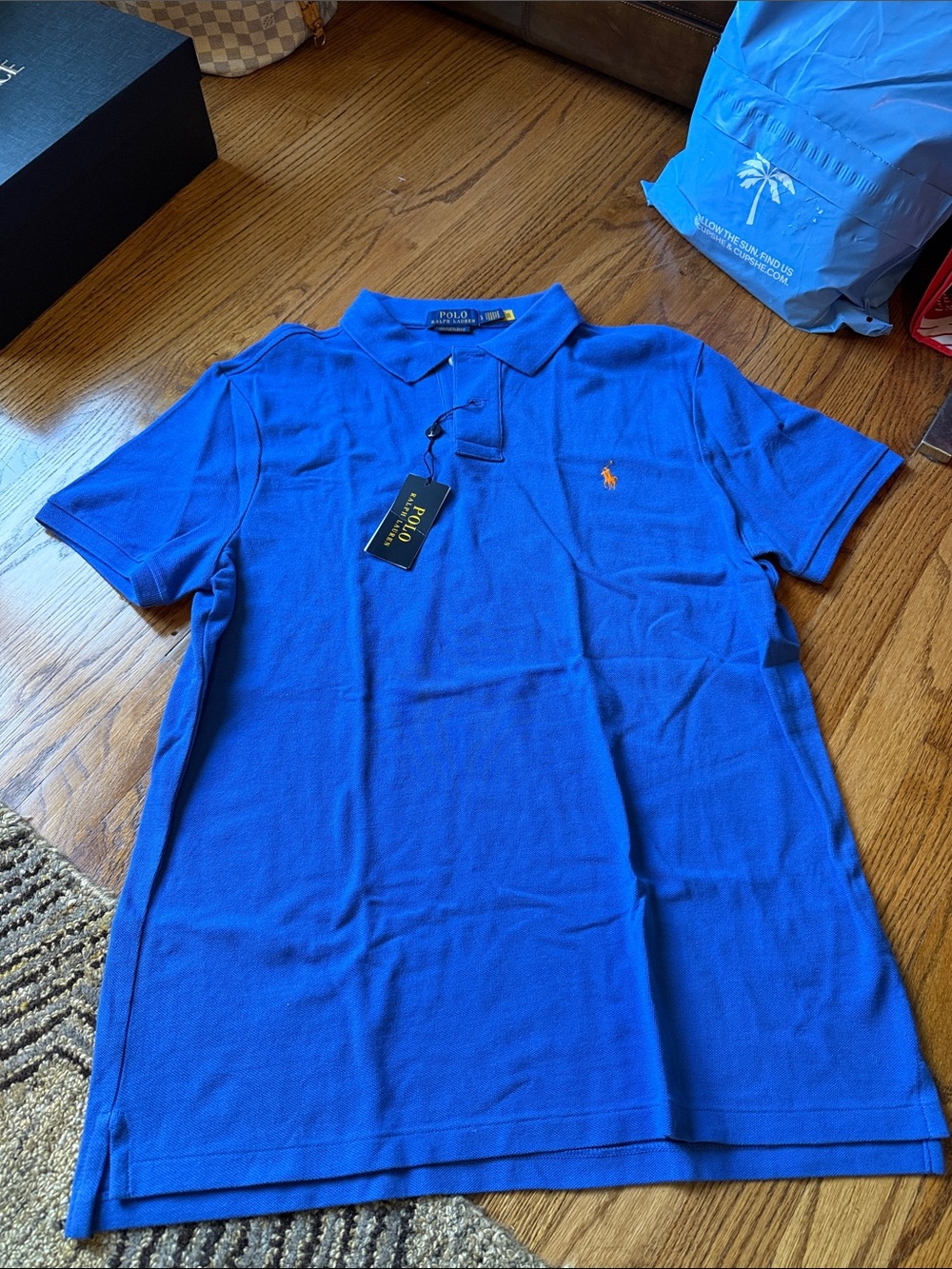 NEW Polo by Ralph Lauren Men’s Short-Sleeve Polo Shirt - Lg slim fit